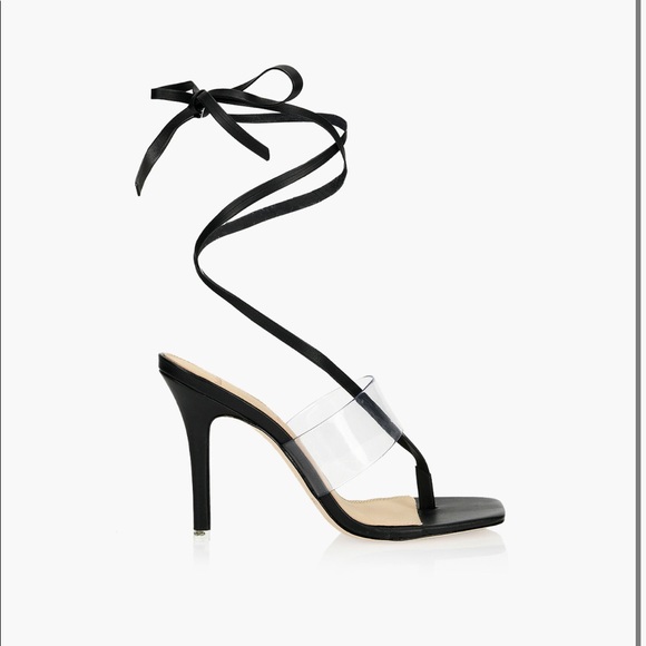 Black Suede Studio Melanie Sandal. Size 40 - Picture 5 of 6